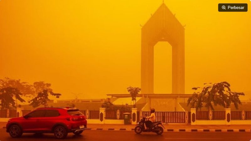 Indonesia Bagi-bagi Kabut Asap: Malaysia dan Singapura Tercekik Kini Giliran Timor Leste Sesak [Dok Diario de Noticias] 