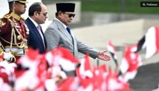 Prabowo dan Presiden Mesir Abdel Fattah el-Sisi. (ANTARA FOTO/Bayu Pratama S/sgd/nym) 