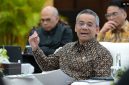 Menteri Keuangan Suahasil Nazara saat konferensi pers APBN KiTa di Kantor Kemenkeu, Jakarta, Jumat (9/10/2026). [Dok. Kemenkeu] 