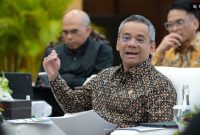 Menteri Keuangan Suahasil Nazara saat konferensi pers APBN KiTa di Kantor Kemenkeu, Jakarta, Jumat (9/10/2026). [Dok. Kemenkeu] 