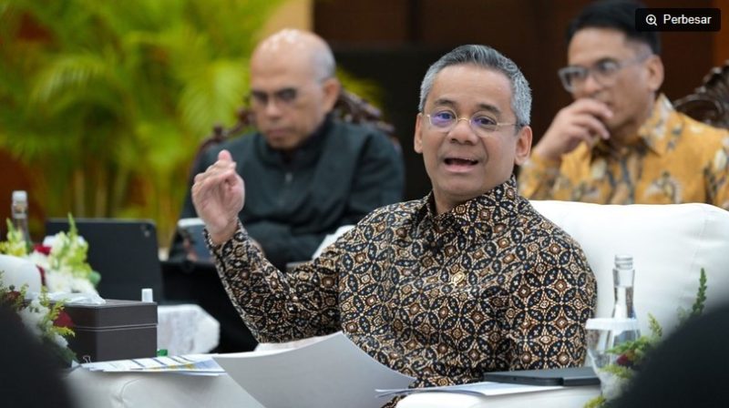 Menteri Keuangan Suahasil Nazara saat konferensi pers APBN KiTa di Kantor Kemenkeu, Jakarta, Jumat (9/10/2026). [Dok. Kemenkeu] 